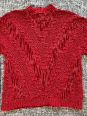 Vintage 90’s Red cotton summer Sweater Top